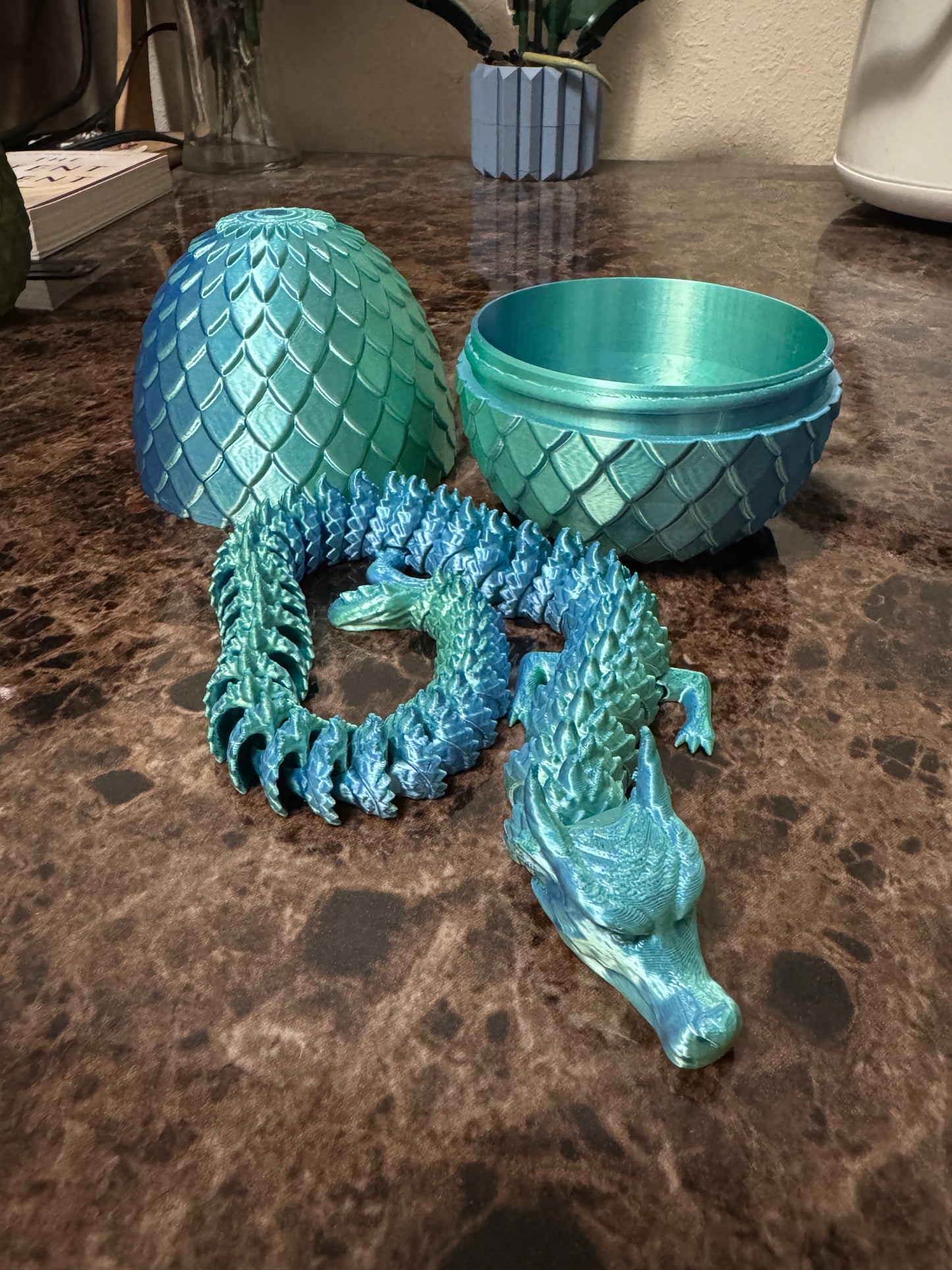 Dragon with egg