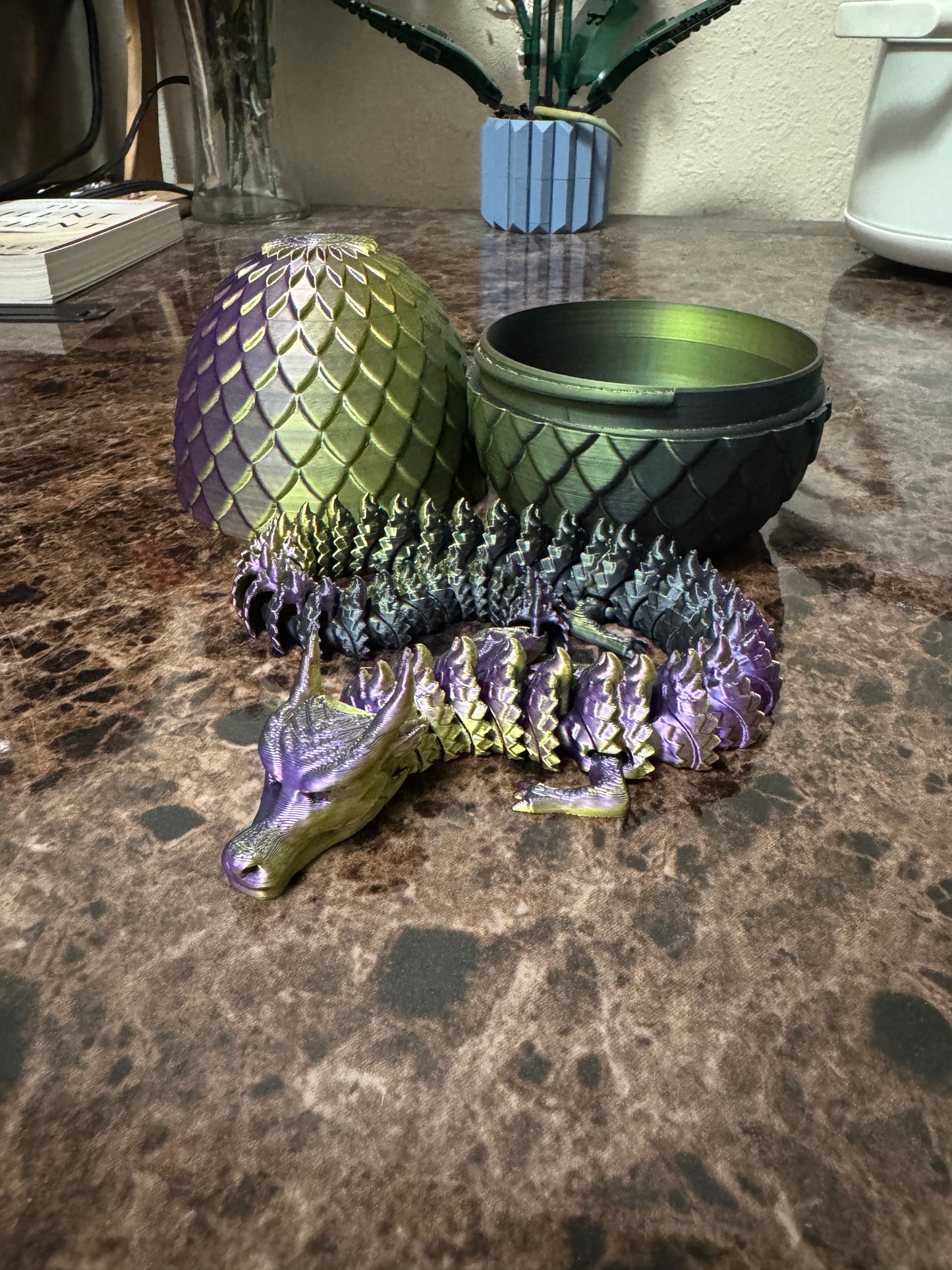 Dragon with egg