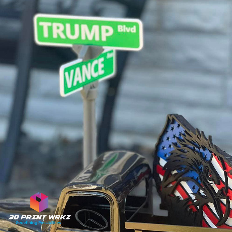 Trump & Vance Street Sign