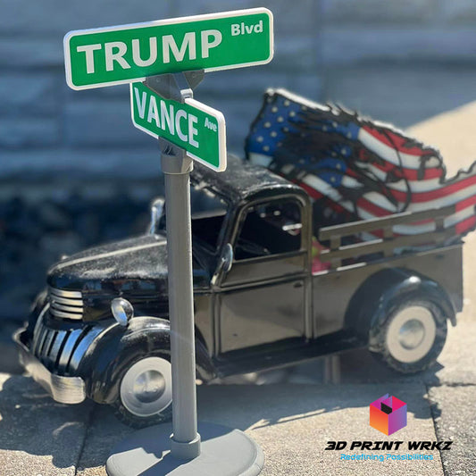 Trump & Vance Street Sign