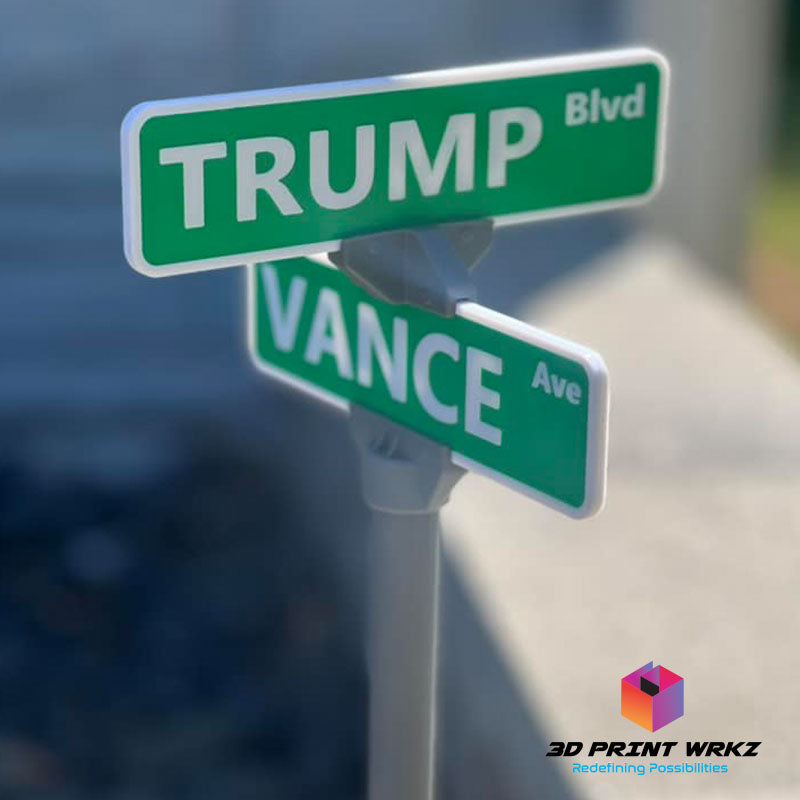 Trump & Vance Street Sign